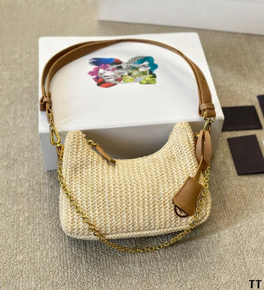 Jam651  Popular woven women's bag   -GBB