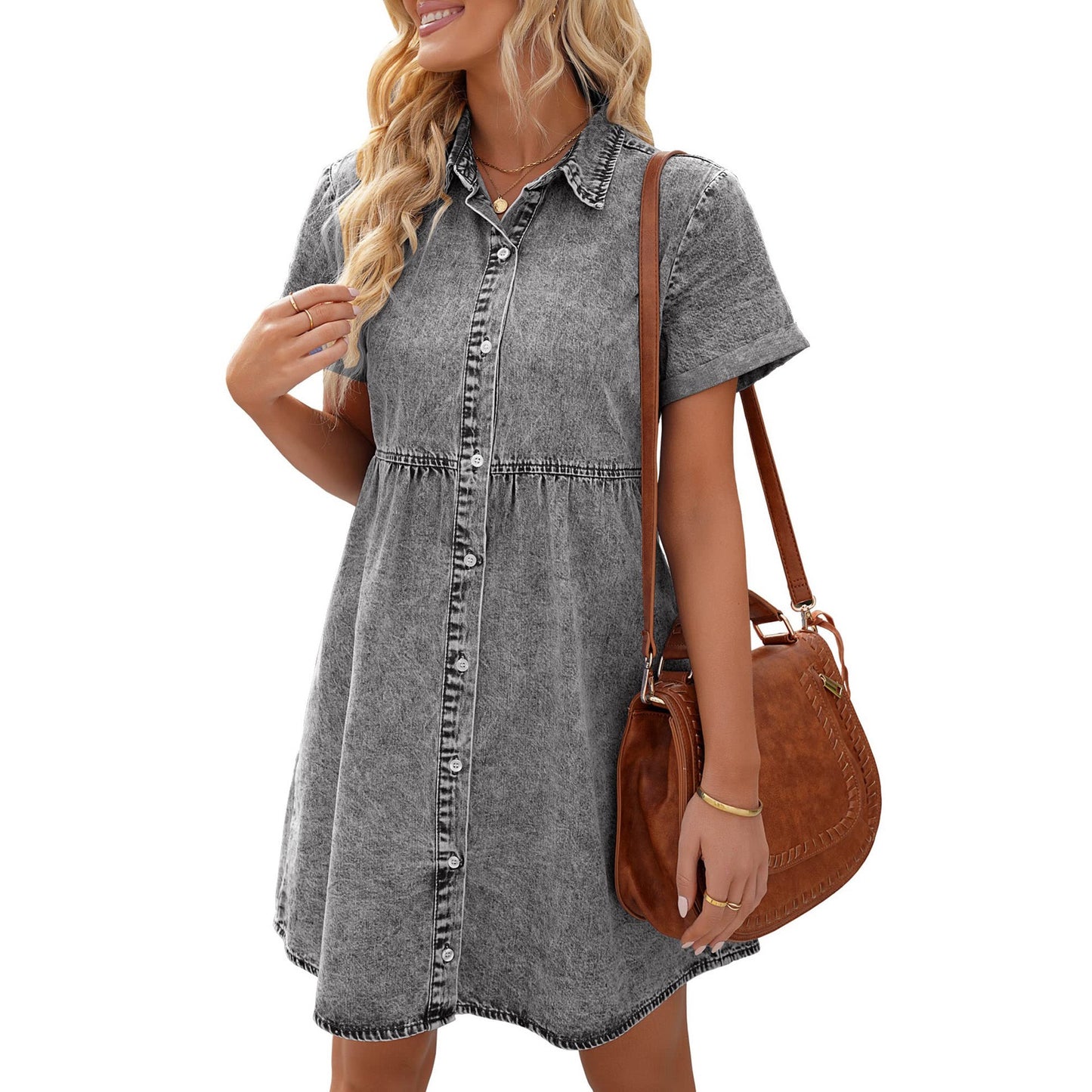 S-QFZ3198   Hot sale women's denim long skirt  -GYYF