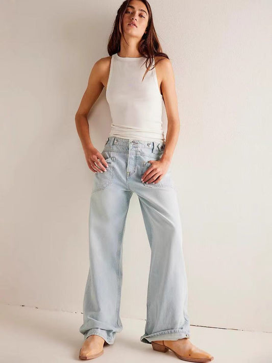 S-QFZ3243   Hot-selling women's jeans   -GYYF