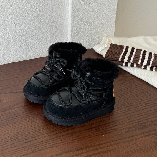 S-QFZ3451 kids Winter shoes are fashionable and popular  -U