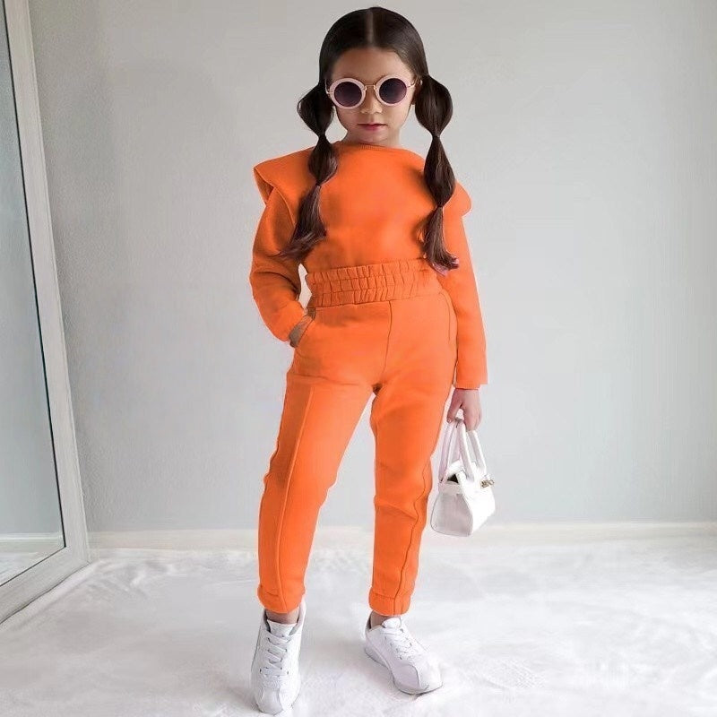 S-QFZ3509   Popular children's clothing sets   -GYYF