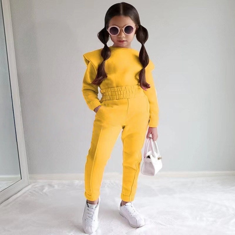 S-QFZ3509   Popular children's clothing sets   -GYYF